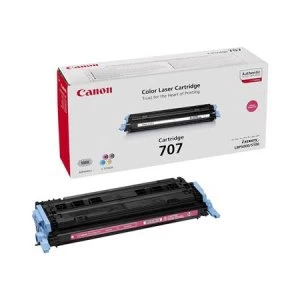 Image of Canon 707 Magenta Laser Toner Ink Cartridge