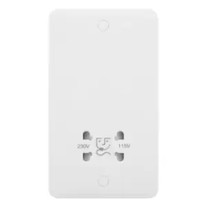 Image of Schneider Electric Lisse White Moulded - Shaver Socket, Dual Voltage, 115/230V, GGBL7090S, White