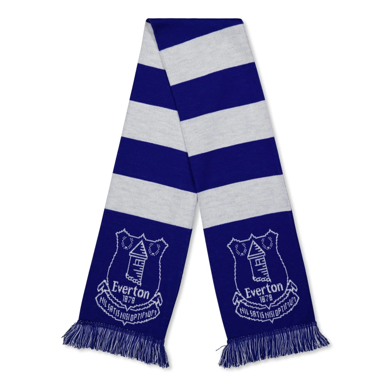 Image of Team Football Scarf - Silver Silver One Size