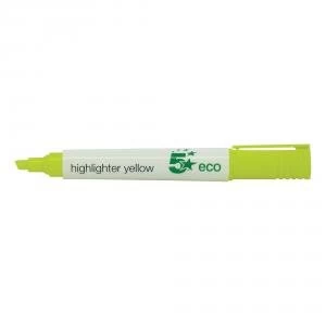 Image of Eco Highlighter 1 5mm Line Yellow Pack 10 938041