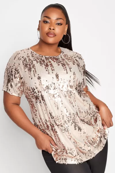 Image of Ombre Sequin Top