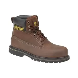 Image of Caterpillar Holton SB Safety Boot / Mens Boots / Boots Safety (7 UK) (Brown) - Brown