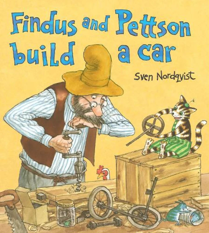 Image of Findus and Pettson Build a Car Board book