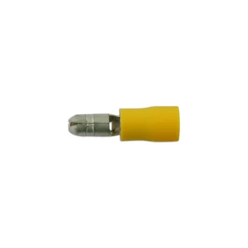 Image of Wiring ors - Yellow - Male Bullet - 5.0mm - Pack Of 100 - 30215 - Connect
