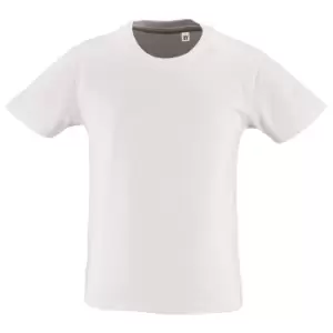 Image of SOLS Childrens Kids Milo Organic T-Shirt (8 Years) (White)