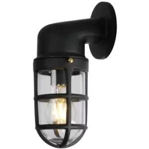 Image of Lucide DUDLEY - Wall Lantern Light Outdoor - 1xE27 - IP44 - Black