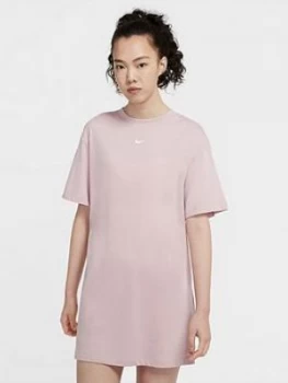 Image of Nike Nsw Essential T-Shirt Dress - Pink