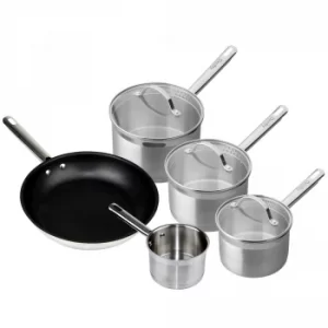 Image of Stainless Steel 5 Piece Pan Set