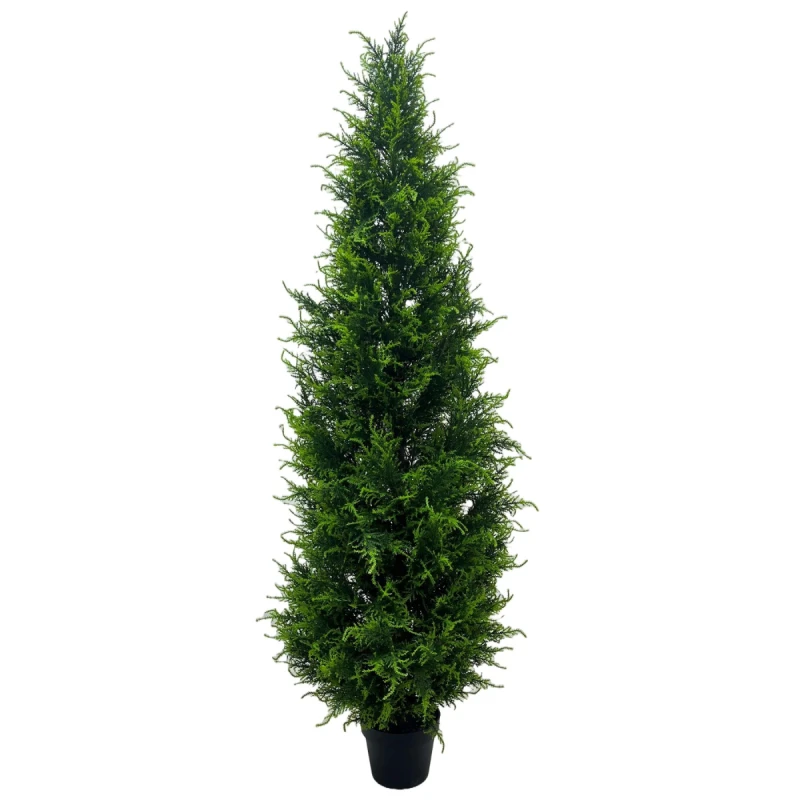 Image of N/A UV Resistant Outdoor 150cm Cypress Cedar Topiary Tree