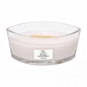 Image of WoodWick Wild Violet Ellipse Candle 453.6g
