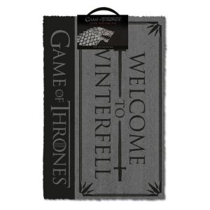 Image of Game Of Thrones - Welcome to Winterfell Door Mat