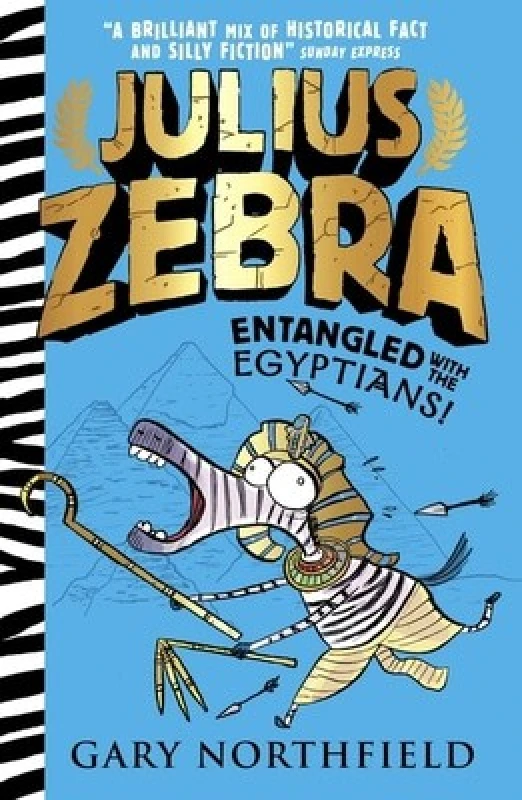 Image of Gary Northfield Julius Zebra: Entangled with the Egyptians! Book Multi unisex