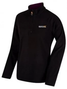 Image of Regatta Regatta Sweethart Quarter Zip Fleece, Black, Size 10, Women
