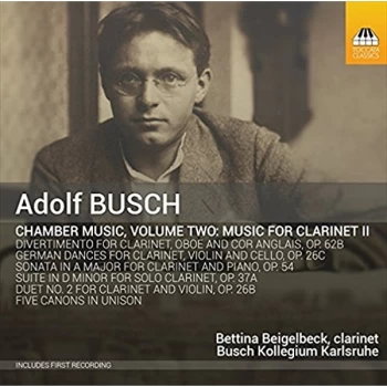 Image of Various - Adolf Busch: Chamber Music CD