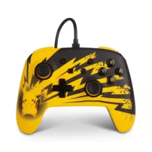 Image of PowerA Pikachu Lightning Wired Nintendo Switch Controller