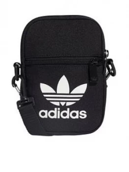 Image of adidas Originals Trefoil Festival Bag - Black, Men