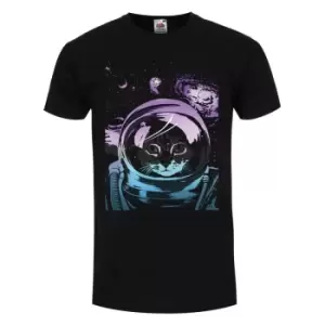 Image of Unorthodox Collective Mens Space Kitten T-Shirt (Small (36-38in)) (Black)