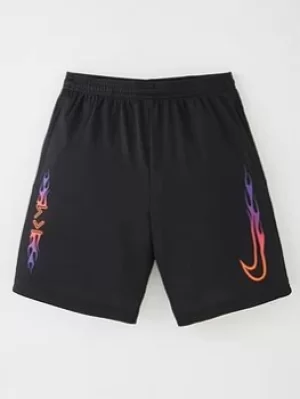 Image of Boys, Nike Kylian Mbappe Nike Junior Df Shrt Kz, Black, Size L
