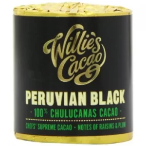 Image of Willies Cacao Peruvian Black 100% Chulucanas Raisin & Plum Notes 180g (6 minimum)