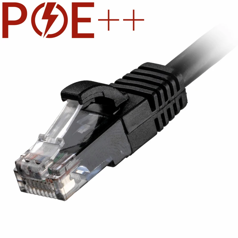 Image of Cablenet 1m Cat6 RJ45 Black U/UTP LSOH 24AWG Snagless Booted Patch Lea