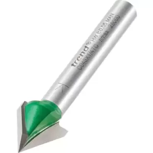 Image of Trend - C043X1/4TC Chamfer V Groove Cutter Angle=60 Degrees