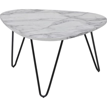 Image of Trieste Living Room Coffee Table Marble Effect - Seconique