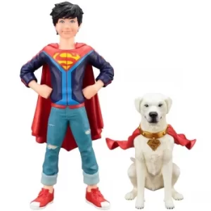 Image of DC Comics ARTFX+ Statue 1/10 2-Pack Super Sons Jonathan Kent & Krypto