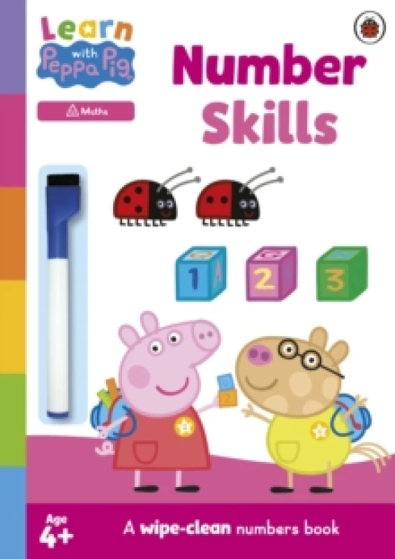 Image of Learn with Peppa: Number Skills : A wipe-clean numbers book Paperback / softback