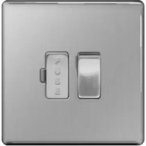 Image of BG Brushed Steel 13A Switched Fused Connection Unit - Steel Grey