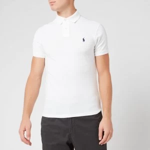 Image of Polo Ralph Lauren Mens Slim Fit Polo Shirt - White - M