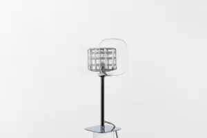 Image of Avignon Glass/weaved Wire Cube