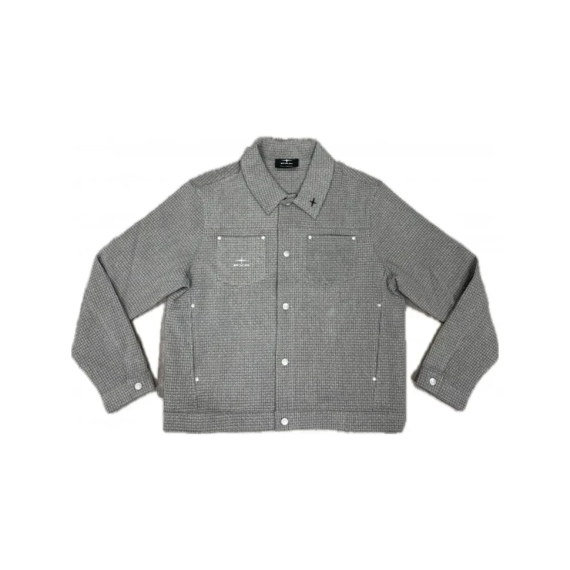 Image of Project X Paris Overshirt Project X Paris Honeycomb Gris Male 2XL