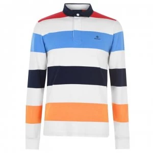 Image of Gant Gant Block Rugger Polo Shirt - Eggshell 113