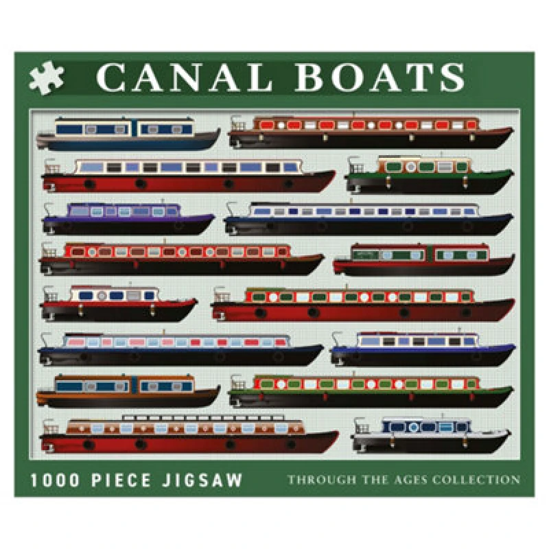 Image of Coach House Partners Canal Boats 1000 Piece Jigsaw