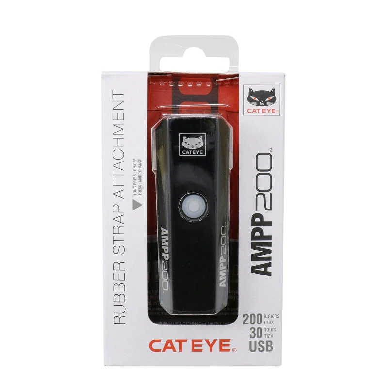 Image of Cateye Ampp 200 Rechargeable Front Bike Light NO SIZE NO COLOUR