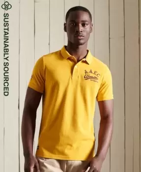 Image of Superdry Organic Cotton Superstate Short Sleeve Polo Shirt