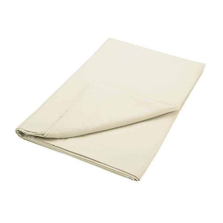 Image of Bedeck of Belfast Taupe Pima Cotton 200 Thread Count 'Nika' Flat Sheet - double