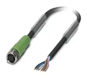 Image of Phoenix Contact M8 6-Pin Cable Assembly, 1.5m Cable