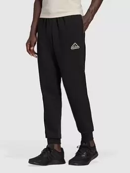 Image of adidas Essentials Feel Cozy Pants, Black, Size S, Men