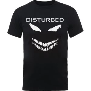 Image of Disturbed - Scary Face Candle Unisex Medium T-Shirt - Black