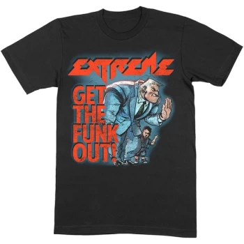 Image of Extreme - Get the Funk Out Bouncer Unisex Medium T-Shirt - Black