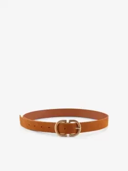 Image of PIECES Suede Belt Women Brown