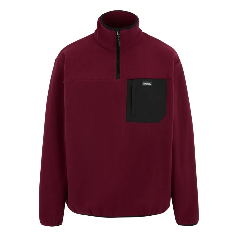 Image of Regatta Regatta Men 'Frankie' Half Zip Fleece in Maroon Size: 4X-Large Maroon 4XL Male 5063516105398