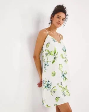 Image of Cyberjammies Gina Lime Print Chemise