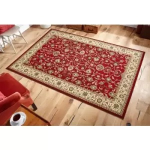 Image of Oriental Weavers - Kendra 137 R 200cm x 285cm Rectangle - Beige and Red