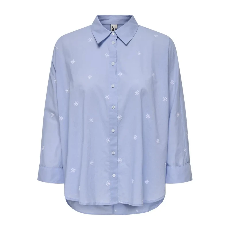 Image of Only Womens long sleeve shirt Only New Lina Grace Bleu Female S