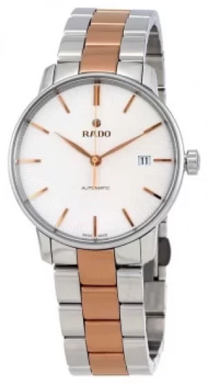 Image of RADO Coupole L Mens Automatic Two-Tone White Dial R22860022 Watch