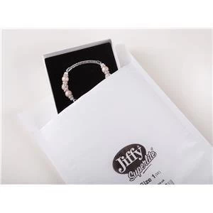 Image of Original Jiffy Superlight Size 1 Mailer Foam Lined 170 x 245mm White Kraft Pack of 200