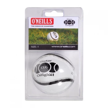 Image of ONeills Match Sliotar Size 5 - White/Black