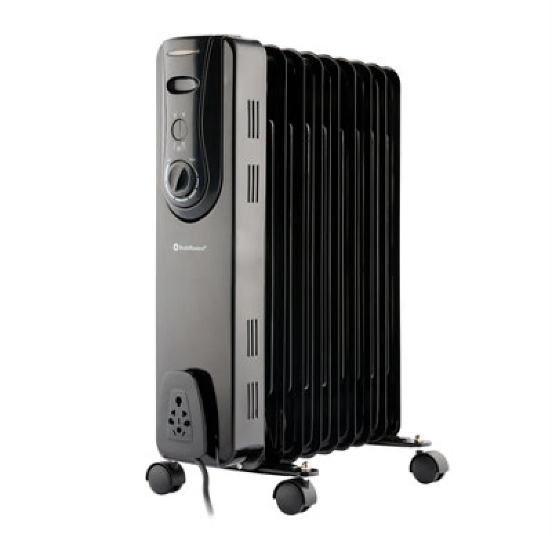 Image of Rediffusion 9 Fin Oil Filled Radiator 2Kw Black
